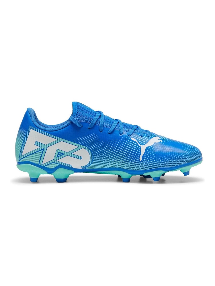 Puma Blue Adults Future 7 Play Firm Ground Football Boots - Image 1 of 6 Puma Blue Adults Future 7 Play Firm Ground Football Boots - Image 1 of 6