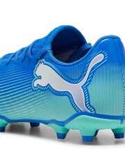 Puma Blue Adults Future 7 Play Firm Ground Football Boots - Image 6 of 6
