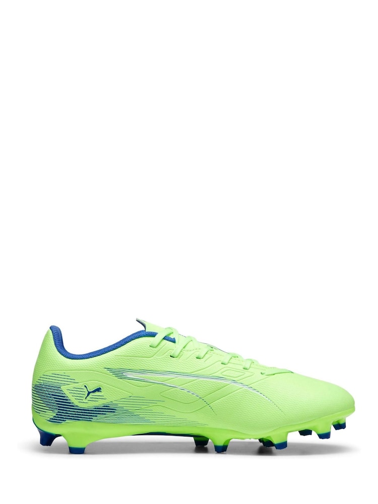 Puma Green Adults Ultra 5 Play Firm Ground Football Boots - Image 1 of 5