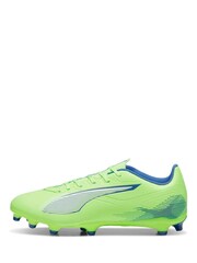 Puma Green Adults Ultra 5 Play Firm Ground Football Boots - Image 2 of 5
