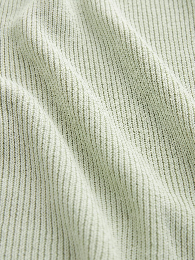 Mint Green V-Neck Linen Short Sleeve Top - Image 6 of 6