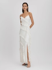 Amur Ruffle Maxi Dress - Image 1 of 6