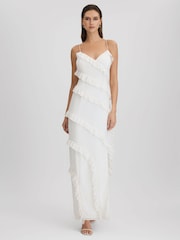 Amur Ruffle Maxi Dress - Image 5 of 6