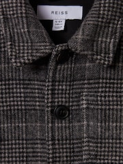 Sobrecamisa abotonada de cuadros Covert de Reiss - Imagen 6 de 6