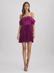 Amur Off-The-Shoulder Mini Dress - Image 3 of 6