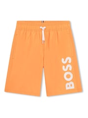 BOSS Orange Logo Swim Shorts - Image 2 of 4