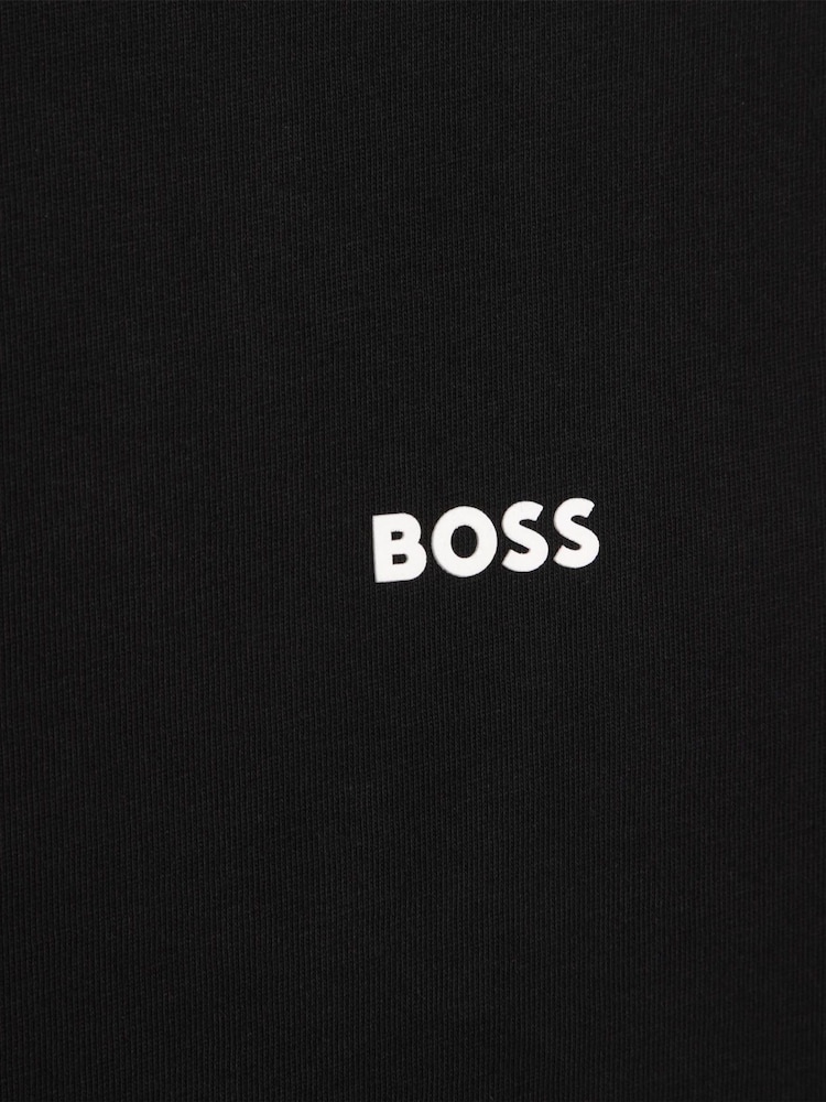 črna - BOSS s kratkimi rokavi in logotipom - Slika 3 iz 3