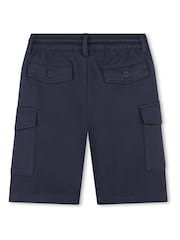 BOSS Blue Utility Cargo Pocket Shorts - Image 2 of 2