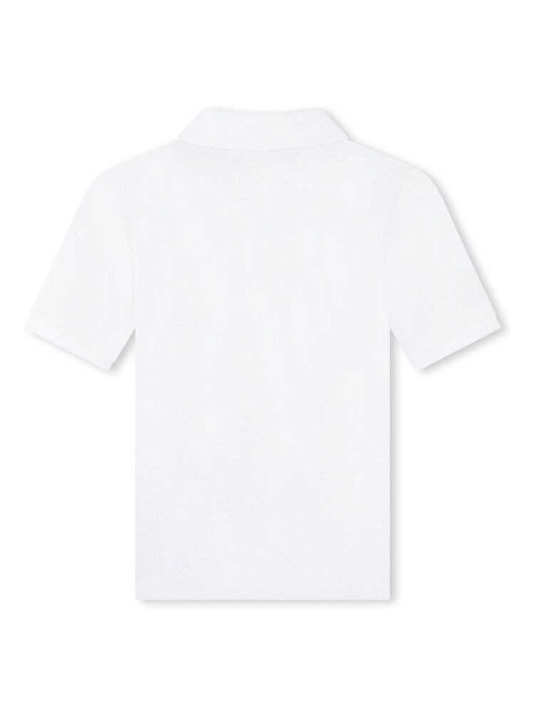 BOSS White Short Sleeved Logo Polo Shirt - Image 2 of 2