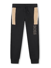 BOSS Black Chest Logo Hooded Tracksuit - Image 4 of 5