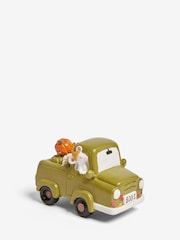 Green Autumn Pumpkin Truck Ornament - Image 4 of 5