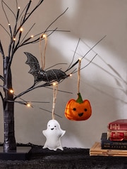 Set of 3 Multi Halloween Felt Baubles - Image 1 of 3