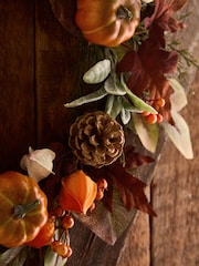 Standard Autumn Pumpkin Small Wreath - Image 3 of 4