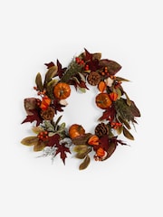 Standard Autumn Pumpkin Small Wreath - Image 4 of 4