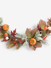 Orange Autumn Pumpkin Garland - Image 3 of 4