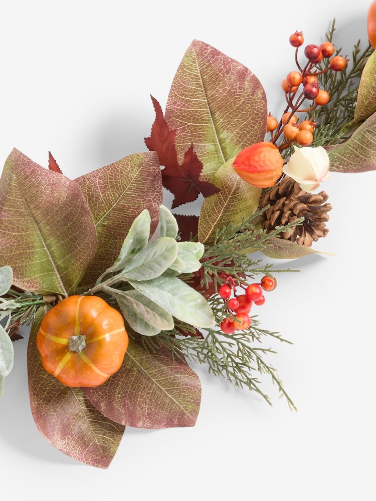 Orange Autumn Pumpkin Garland - Image 4 of 4