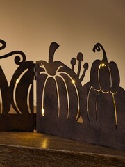 Brown Pumpkin Patch Lit Garland - Image 2 of 3