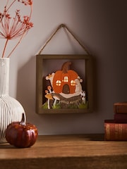 Orange Halloween Pumpkin Patch Hanging Decoration - Image 1 of 4