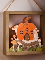Orange Halloween Pumpkin Patch Hanging Decoration - Image 3 of 4