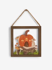 Orange Halloween Pumpkin Patch Hanging Decoration - Image 4 of 4