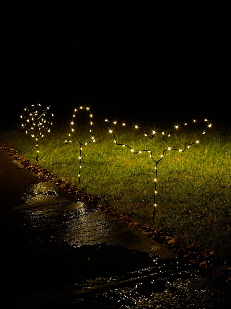 Black Halloween Light Up Pathfinders Set of 3 - Image 1 of 5