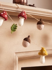 Multi Autumn Felt Bunting - Image 1 of 3