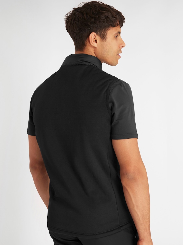 Calvin Klein Golf Frontera Hybrid Black Gilet - Image 2 of 8