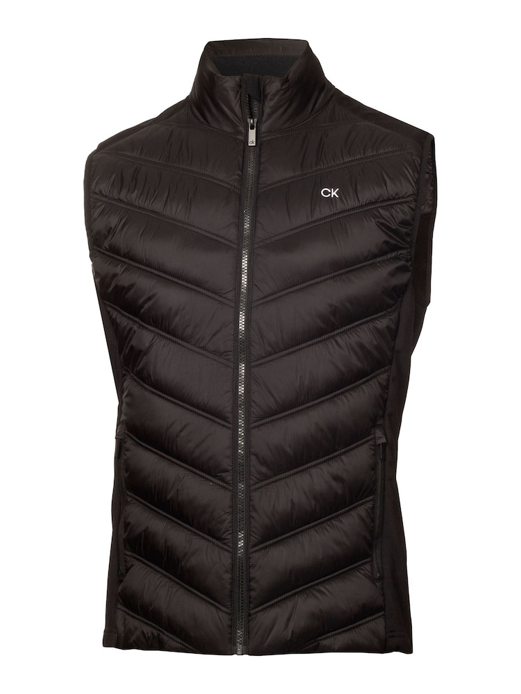 Calvin Klein Golf Frontera Hybrid Black Gilet - Image 4 of 8
