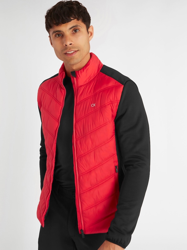 Calvin Klein Golf Red Frontera Hybrid Jacket - Image 1 of 8