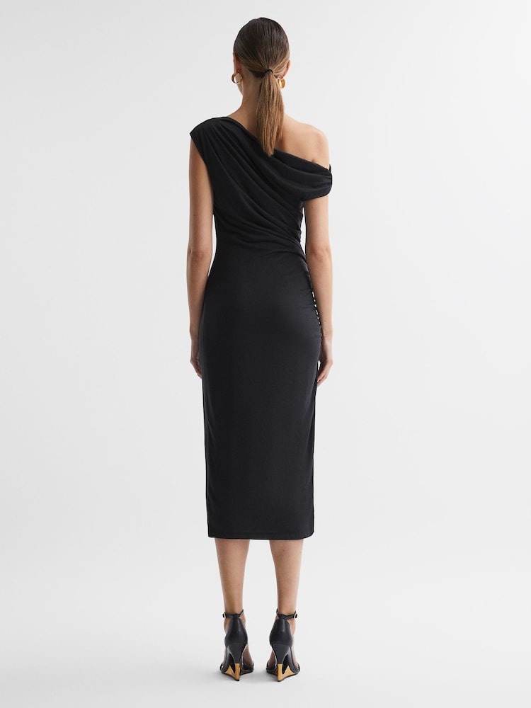 Vestido ajustado y fruncido a media pierna Fern de Reiss - Imagen 4 de 4 Vestido ajustado y fruncido a media pierna Fern de Reiss - Imagen 4 de 4