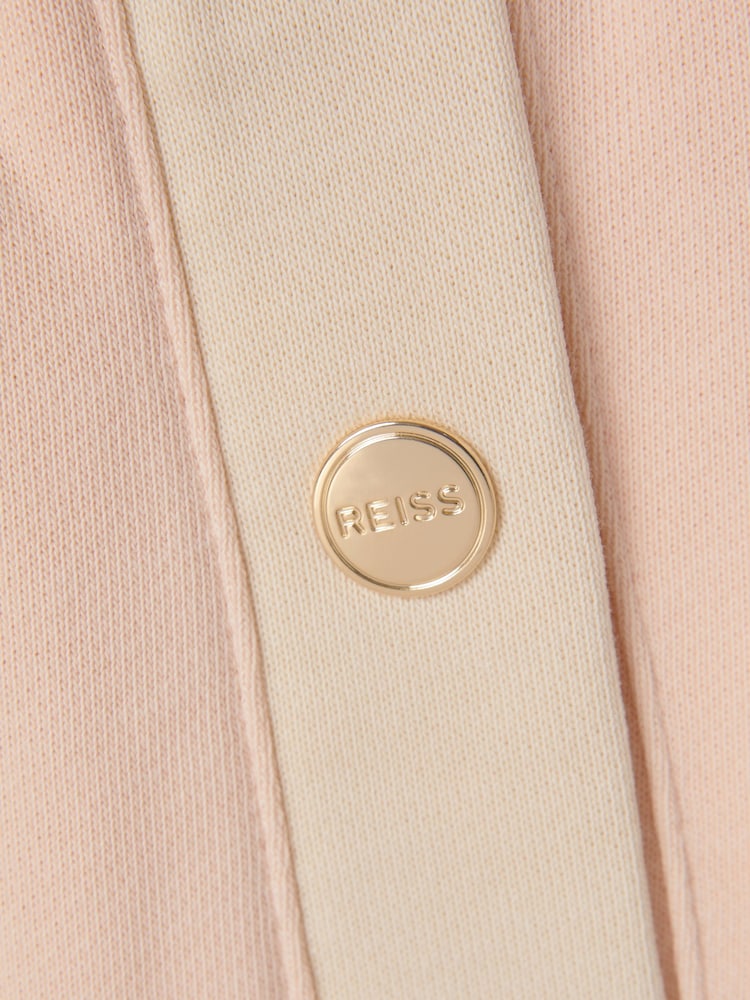 Reiss Pink Ivy 4-9 yrs Cotton Blend Tapered Joggers - Image 7 of 7