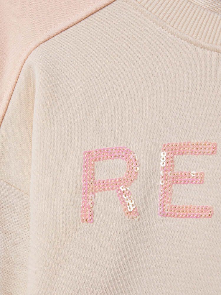 Sudadera de mezcla de algodón con lentejuelas Ivy de Reiss - Imagen 6 de 6