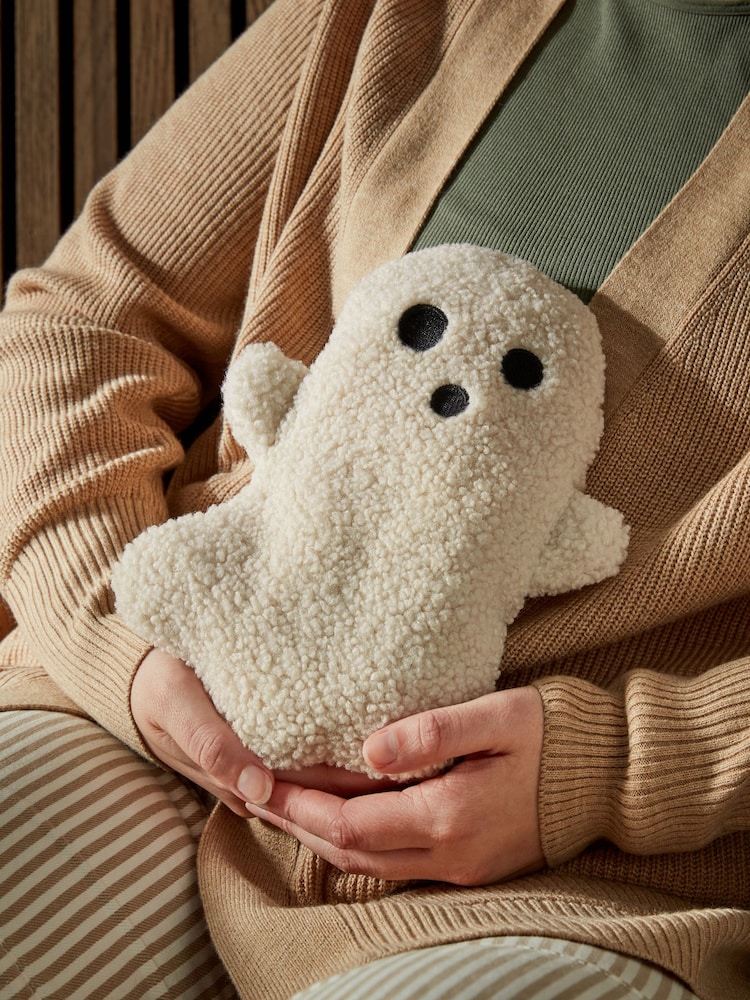 White Ghost Halloween Microwaveable Hottie - Image 1 of 3