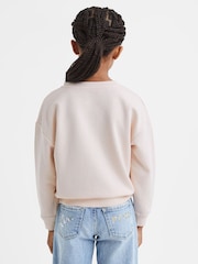 Suéter de algodón con cuello redondo y estampado de Yoshy de Reiss - Imagen 5 de 6