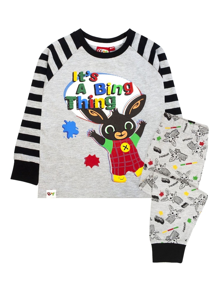 Vanilla Underground Grey Bing Kids Pokemon Long Leg Pyjamas Set - Image 1 of 5