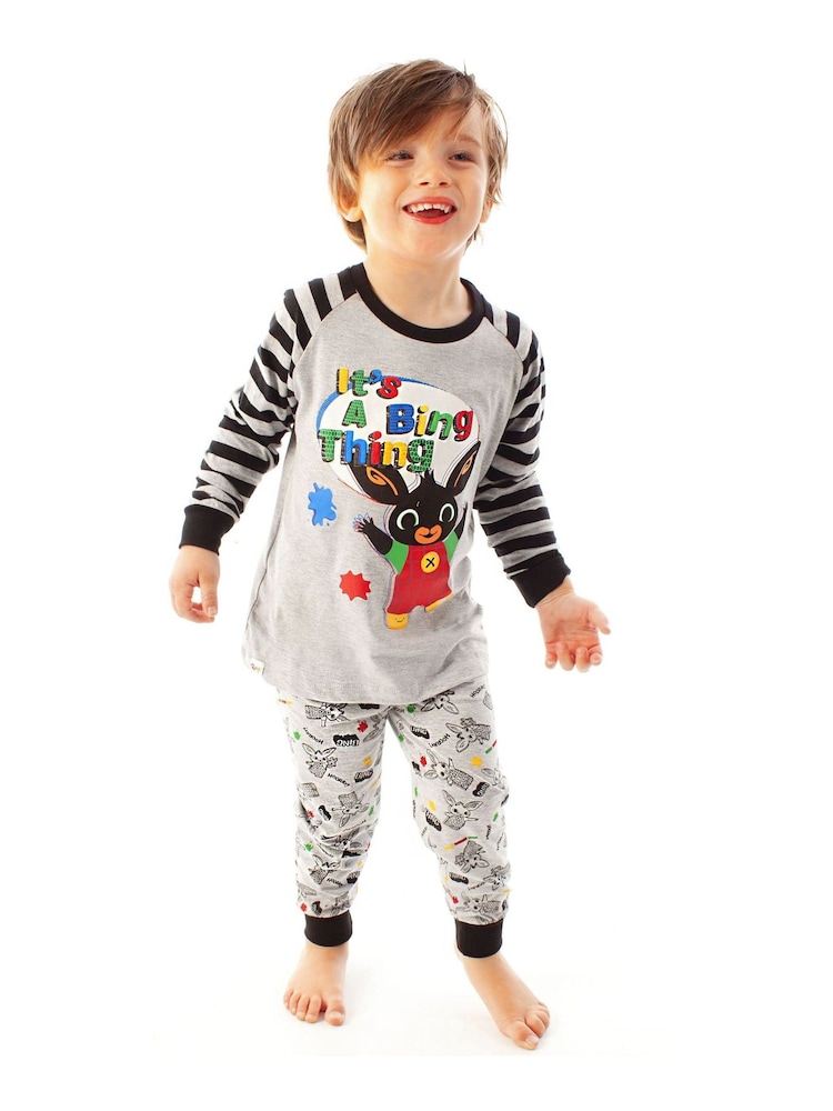 Vanilla Underground Grey Bing Kids Pokemon Long Leg Pyjamas Set - Image 5 of 5