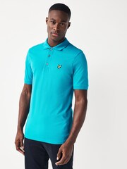 Lyle & Scott Leisure Blue Classic Polo Shirt - Image 1 of 8
