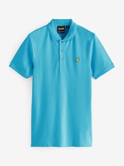 Lyle & Scott Leisure Blue Classic Polo Shirt - Image 5 of 8