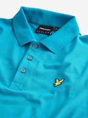Lyle & Scott Leisure Blue Classic Polo Shirt - Image 6 of 8