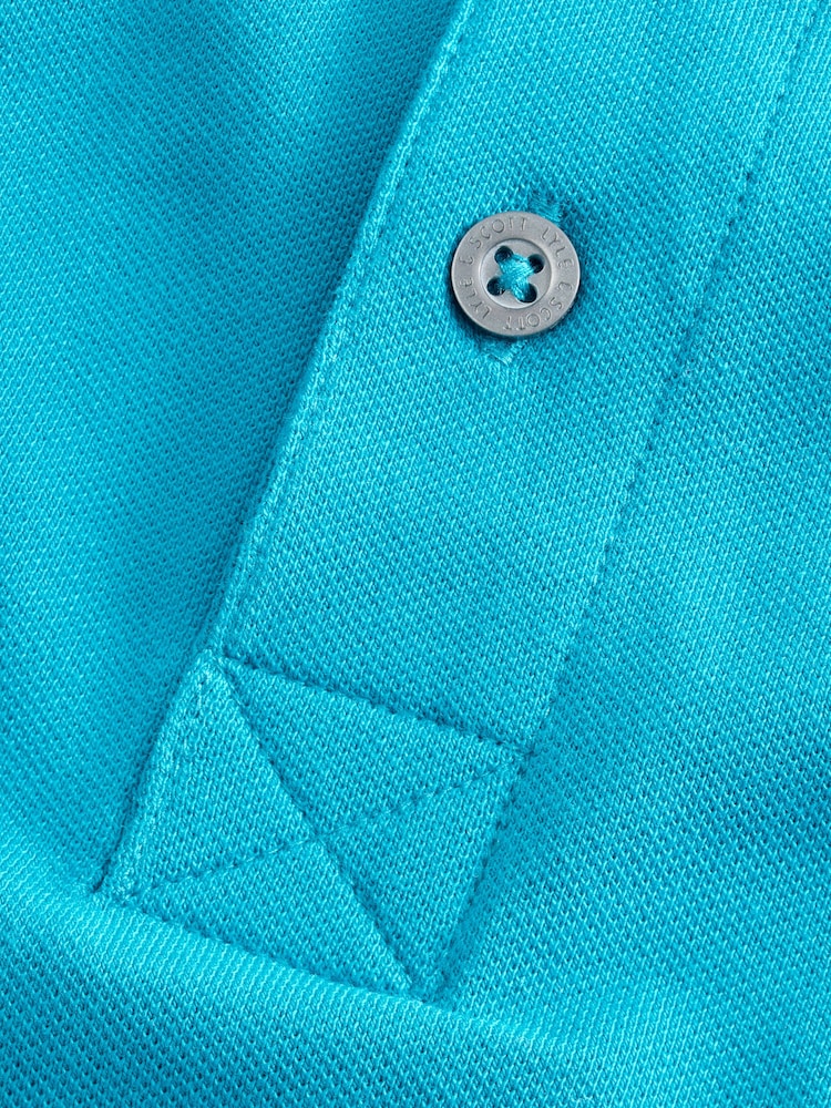 Lyle & Scott Leisure Blue Classic Polo Shirt - Image 8 of 8
