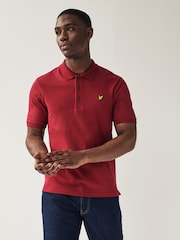 Lyle & Scott Rich Pink Classic Polo Shirt - Image 1 of 7