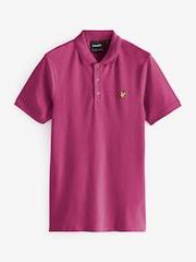 Lyle & Scott Rich Pink Classic Polo Shirt - Image 4 of 7