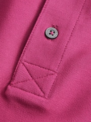 Lyle & Scott Rich Pink Classic Polo Shirt - Image 7 of 7