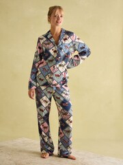 Joules Alma Multi Pyjama Set - Image 1 of 7