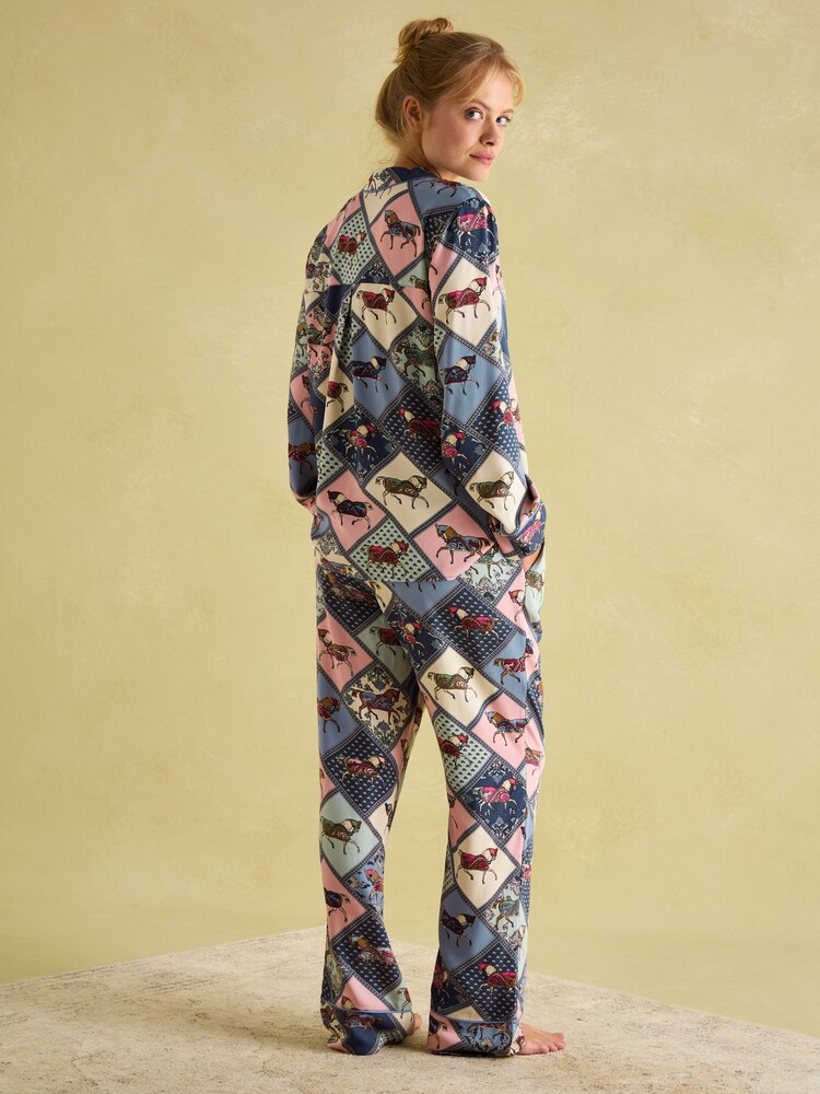 Joules Alma Multi Pyjama Set - Image 2 of 7