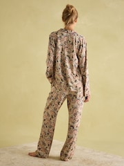 Joules Alma Floral Pyjama Set - Image 2 of 7
