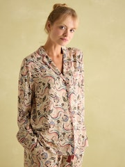 Joules Alma Floral Pyjama Set - Image 4 of 7