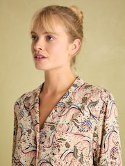 Joules Alma Floral Pyjama Set - Image 5 of 7