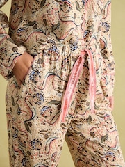 Joules Alma Floral Pyjama Set - Image 6 of 7