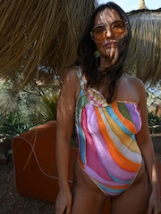 Never Fully Dressed One Shoulder Tummy Control Swimsuit - Bild 1 von 4